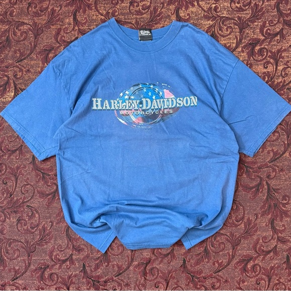 90s Harley Davidson Elkhart Indiana Tee - Picture 1 of 4